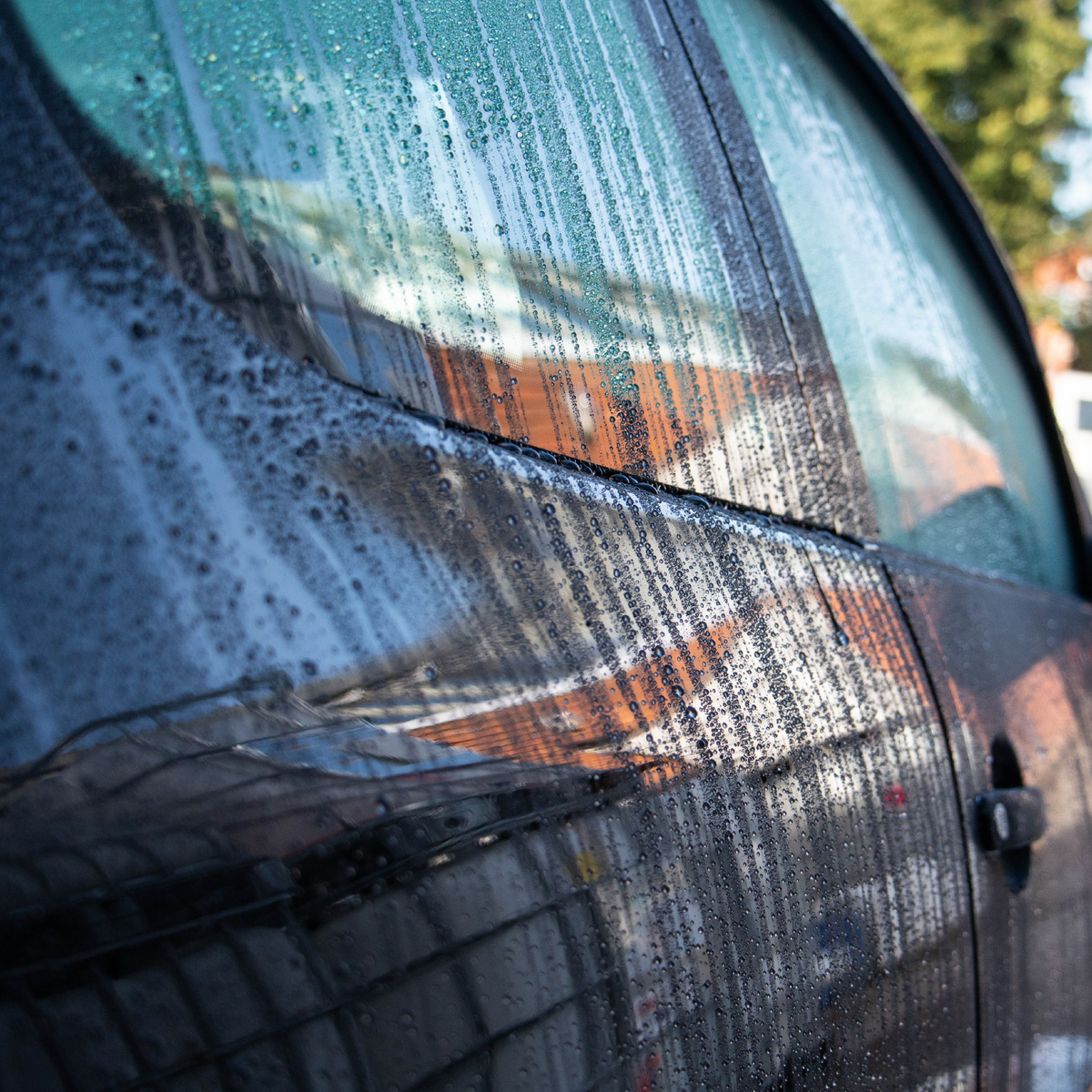 Incredible water beading and self-cleaning properties after using Aqua Seal wet coat.
