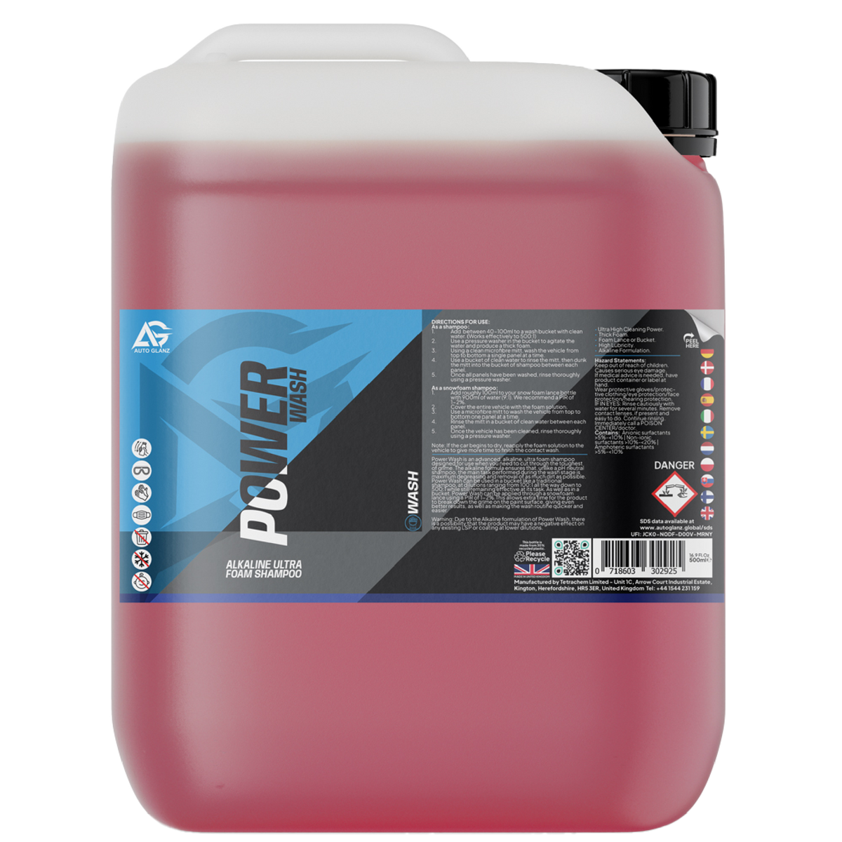 Power Wash - alkaliczny szampon Ultra Foam